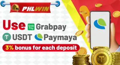 3% bonus for each deposit in phlwin